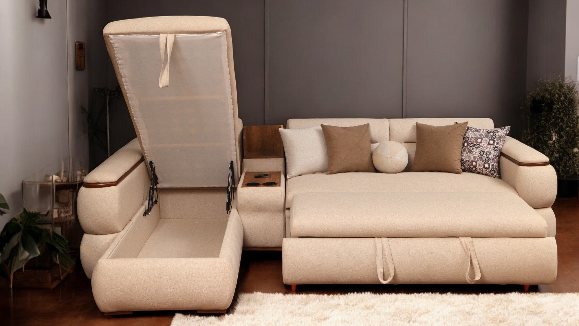 ركنة سرير وسحارة T292