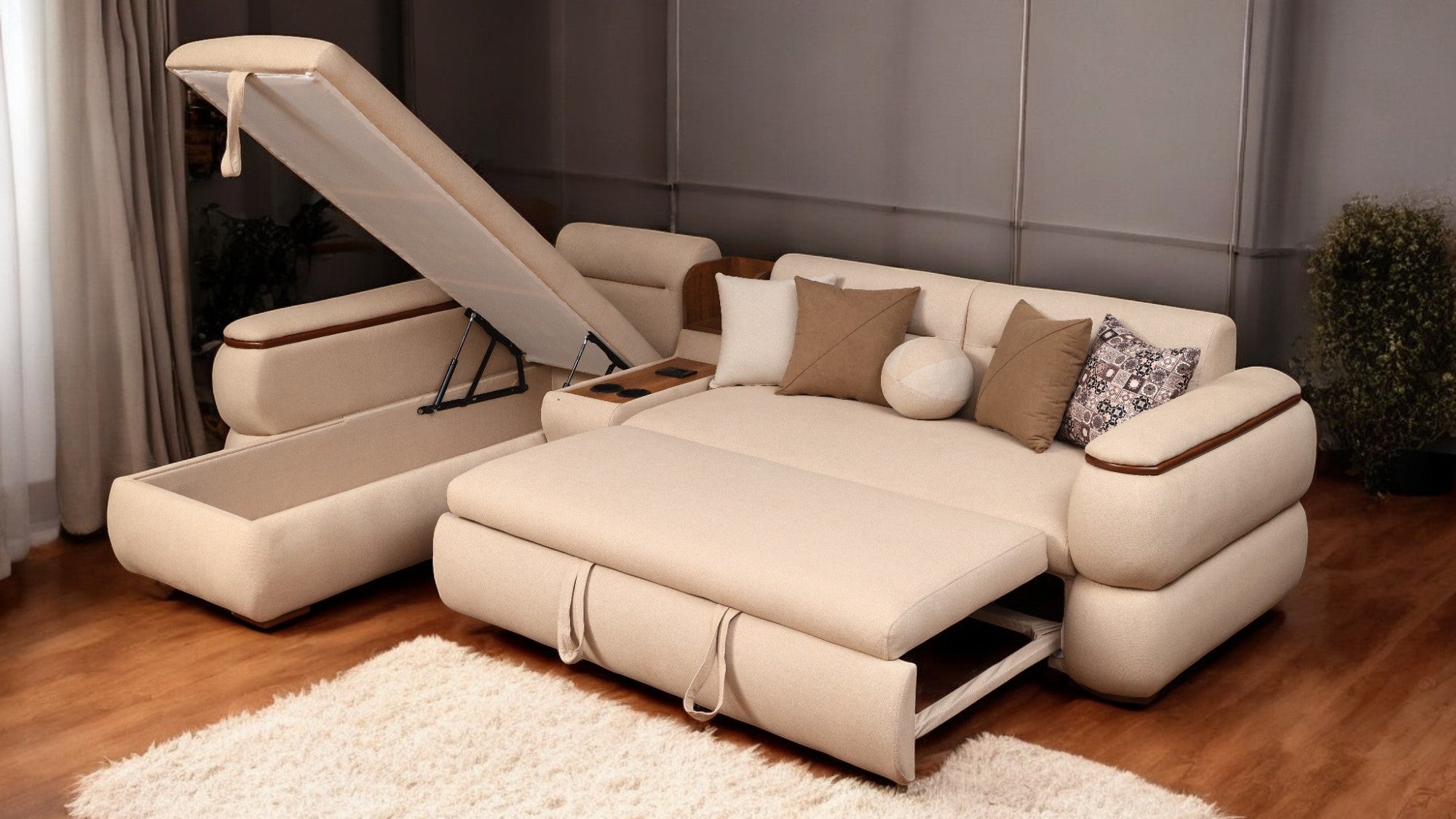 ركنة سرير وسحارة T292