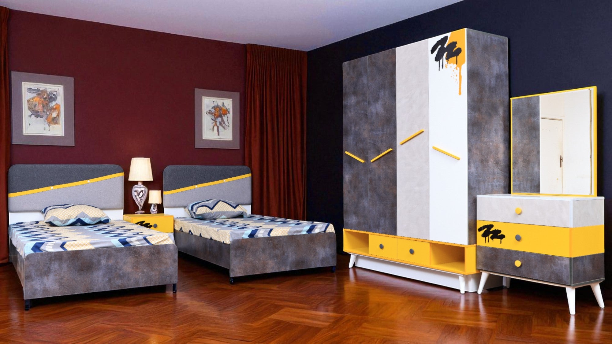 غرفة نوم اطفال 331