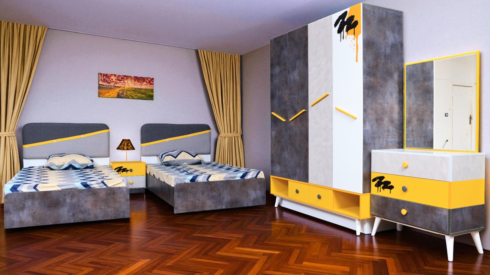 غرفة نوم اطفال 331