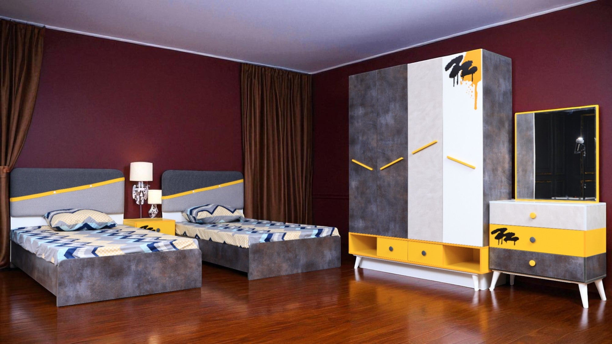 غرفة نوم اطفال 331