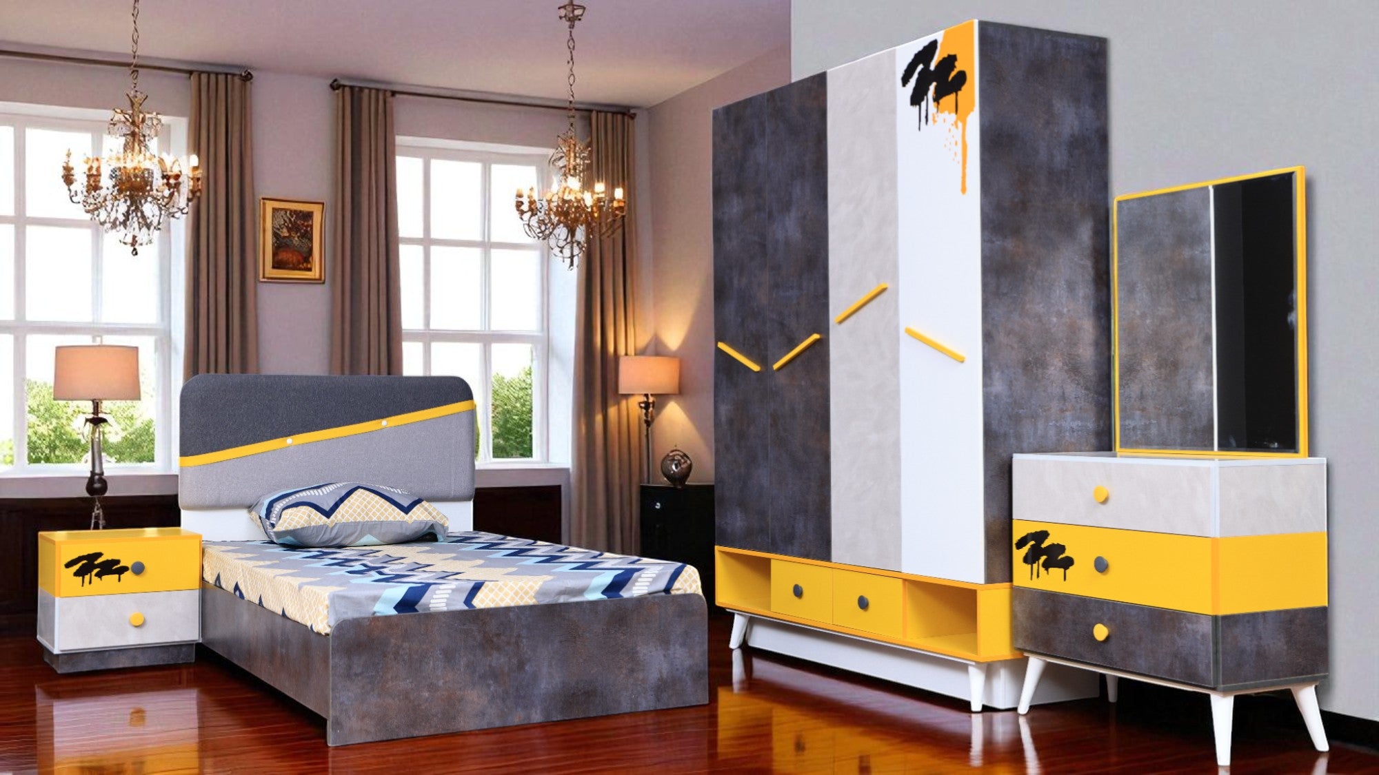 غرفة نوم اطفال 331