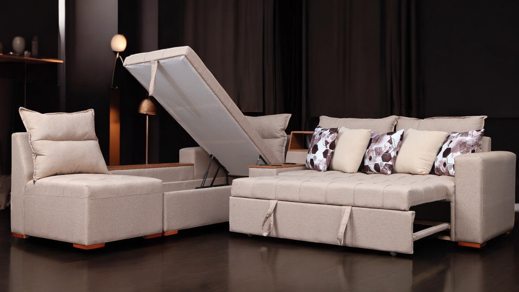 ركنة سرير وسحارة 228