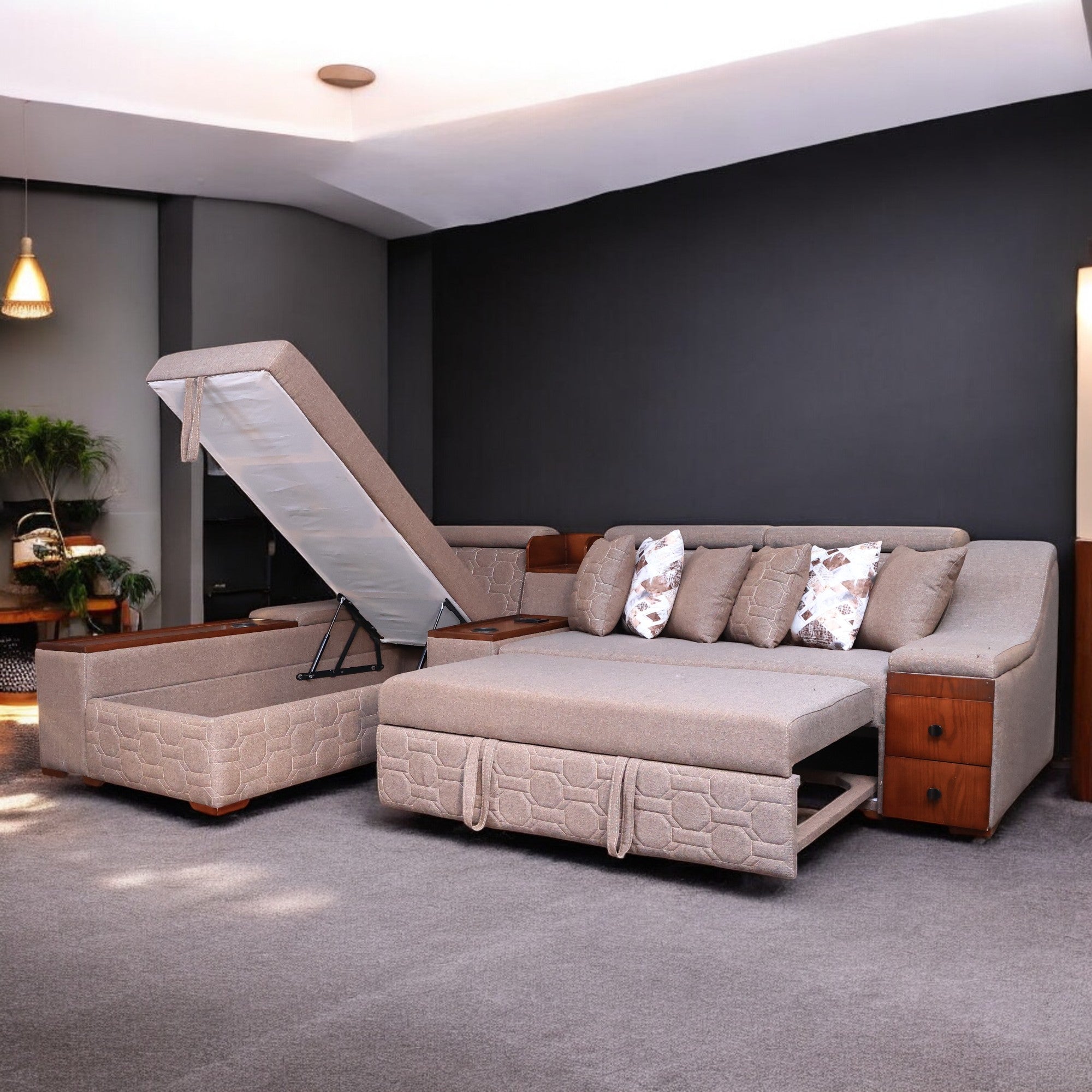 T280 ركنة سرير وسحارة