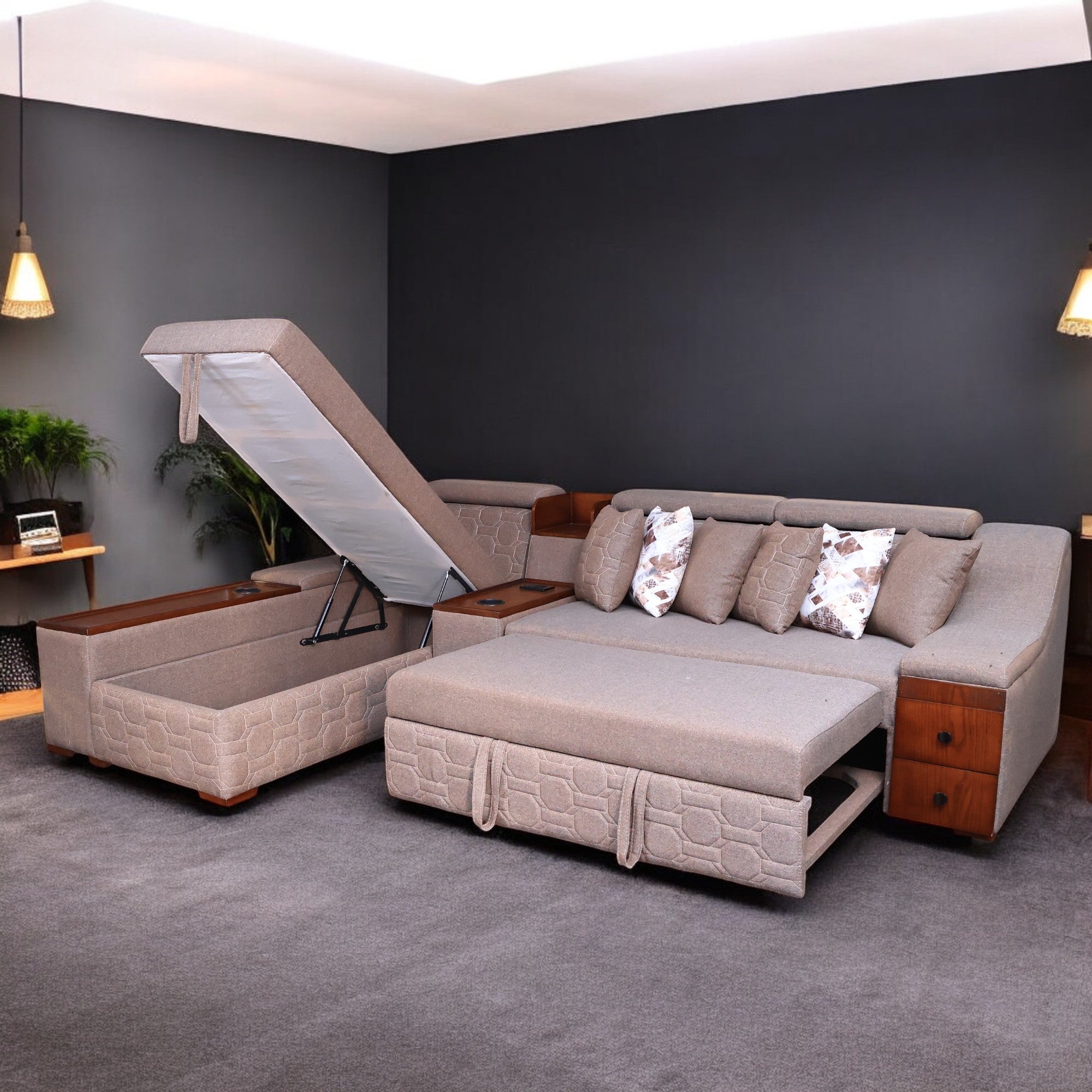 T280 ركنة سرير وسحارة