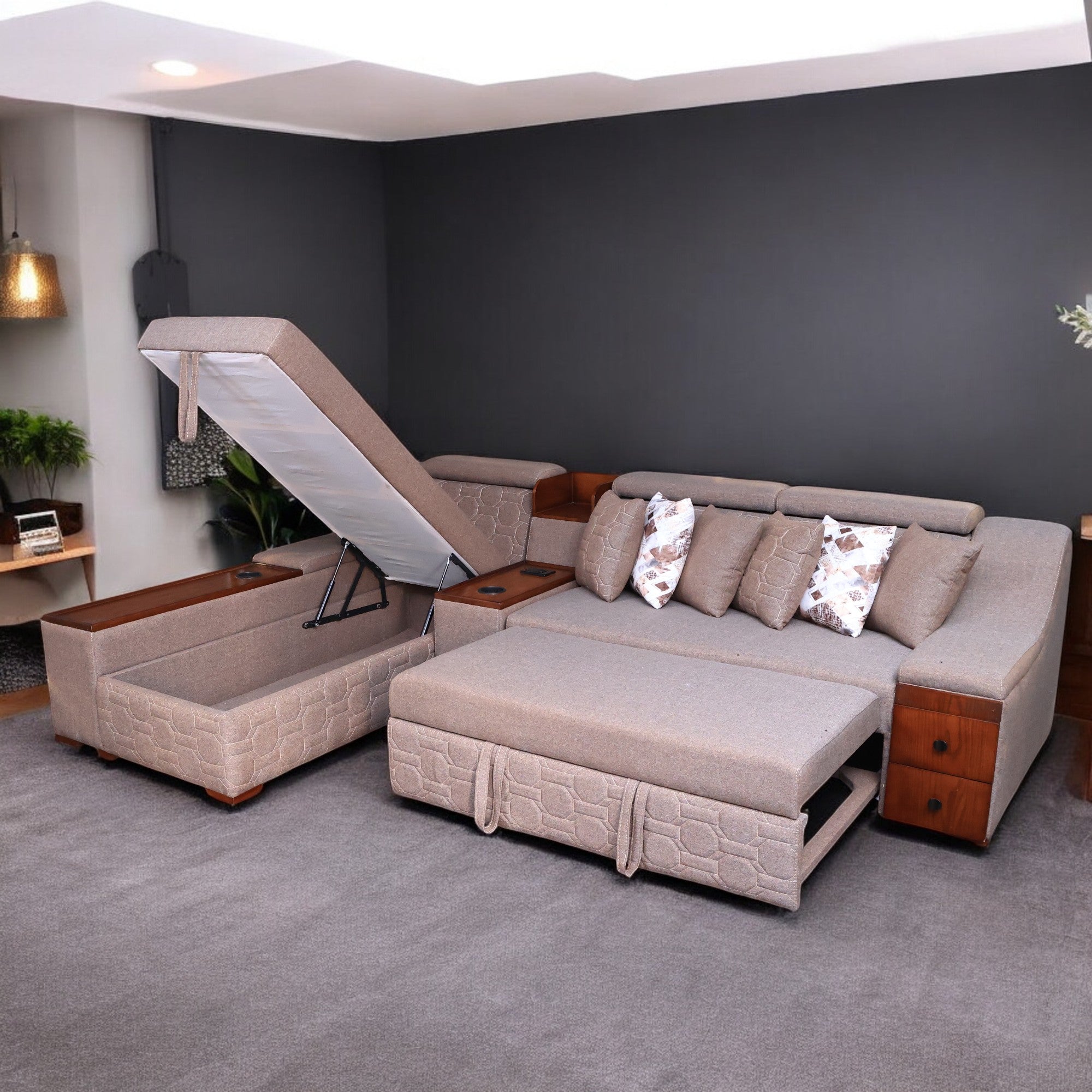 T280 ركنة سرير وسحارة