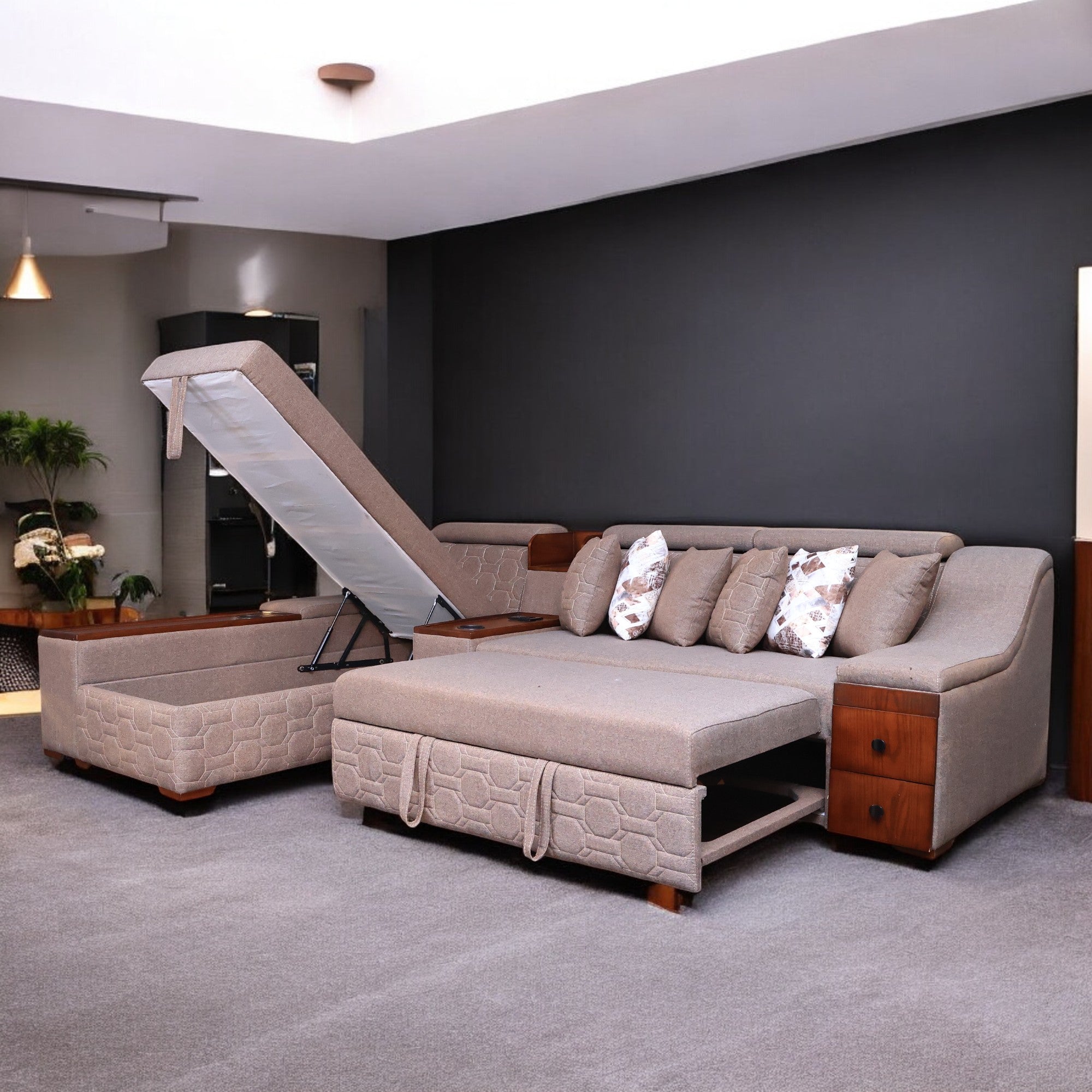 T280 ركنة سرير وسحارة