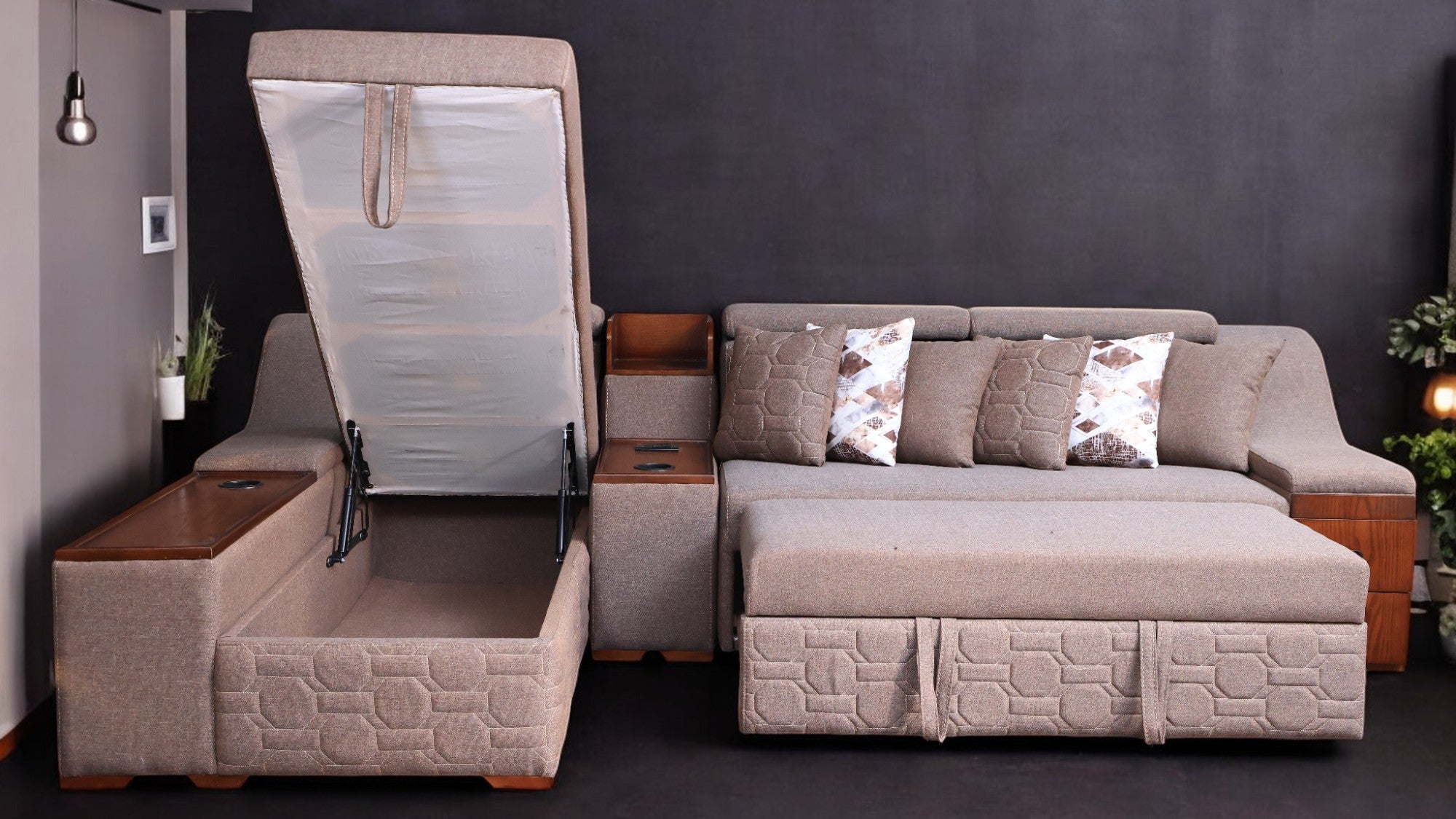 T280 ركنة سرير وسحارة