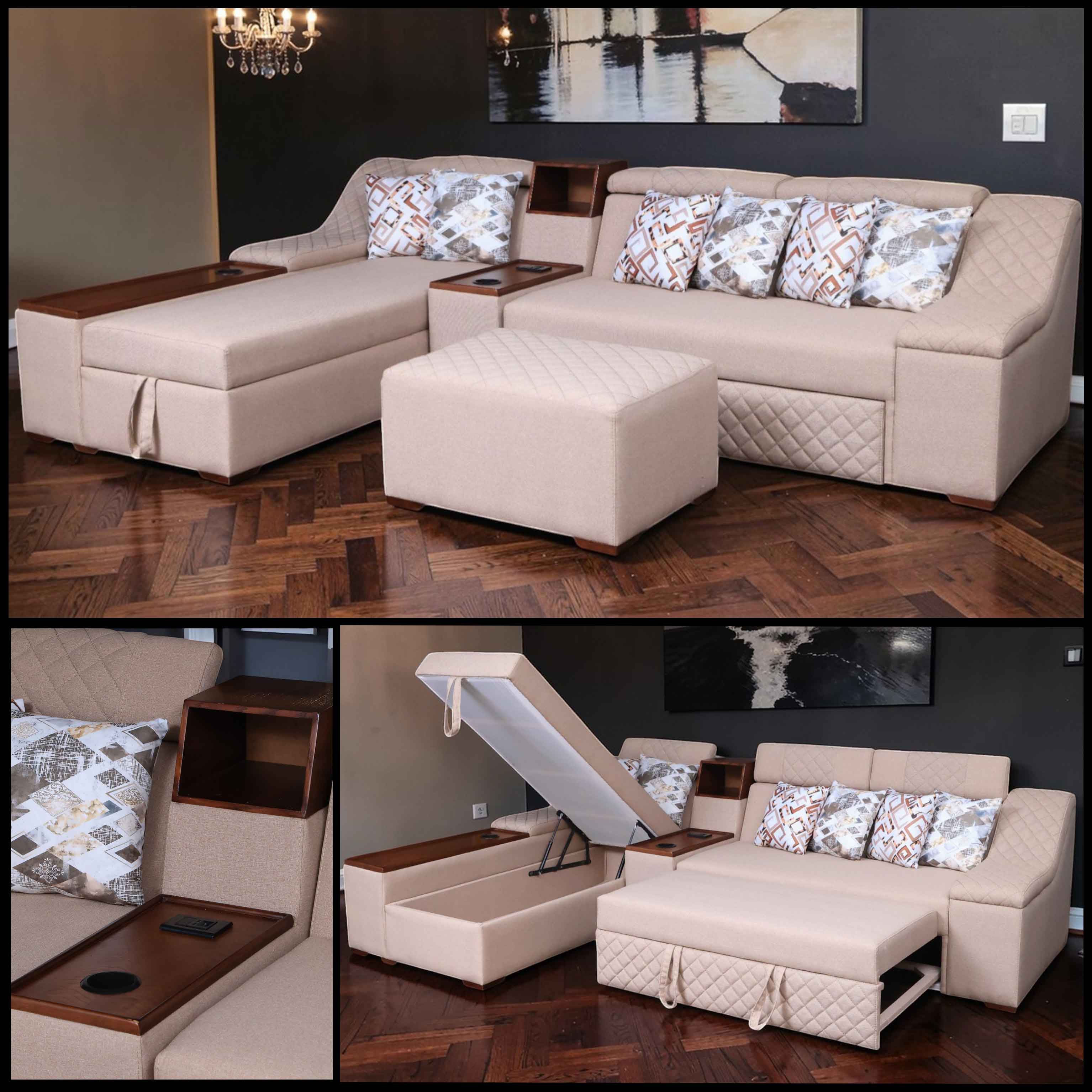 ركنة سرير وسحارة T173